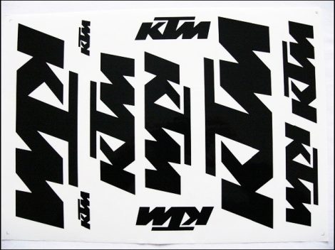 MATRICA KLT. KTM FEKETE (Motor-robogó alkatrész)