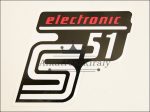 MATRICA DEKNIRE S51 ELEKTRONIC /PIROS/ (Simson alkatrész)