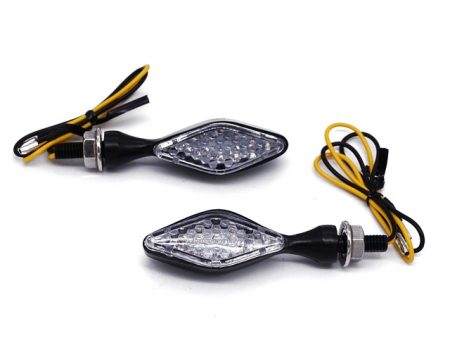 VILLOGÓ KPL. FEHÉR BÚRÁVAL /PÁR/ LEDES /E JELES/ /INDEX/