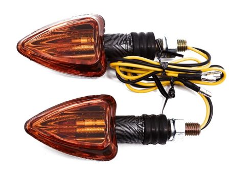 VILLOGÓ KPL. CARBON, FEHÉR BÚRÁVAL /PÁR/ /E JELES/ /INDEX/