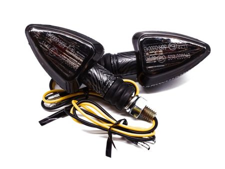 VILLOGÓ KPL. CARBON, FÜST BÚRÁVAL /PÁR/ /E JELES/ /INDEX/